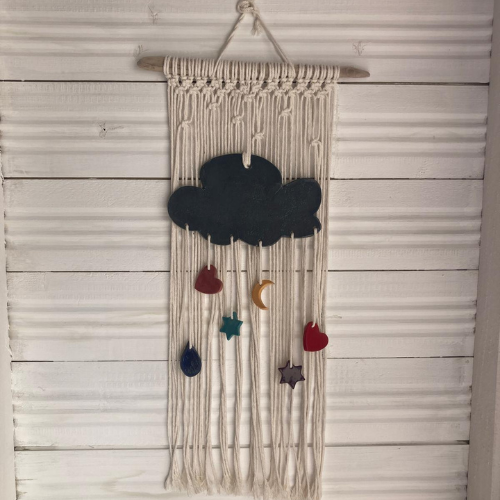 Macramé mural