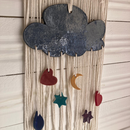 Macramé mural