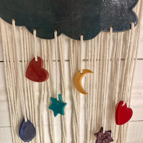Macramé mural