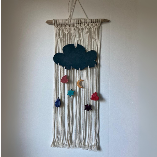 Macramé mural